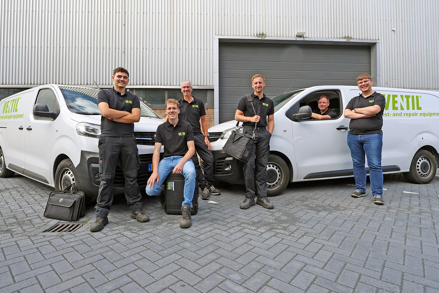 Ventil serviceteam bij servicebus